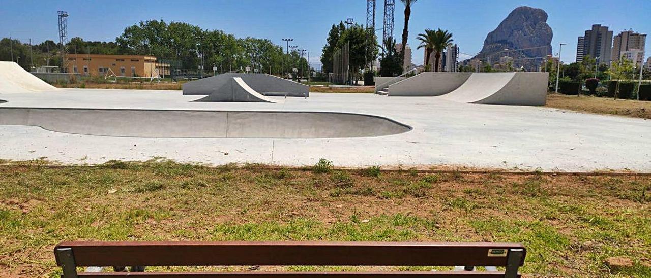 Las obras del Esplai Park de Calp entran en su recta final