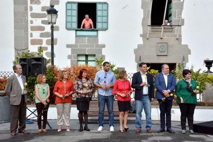 OFRENDA FLORAL 175 AÑOS FERNANDO LEÓN Y CASTILLO