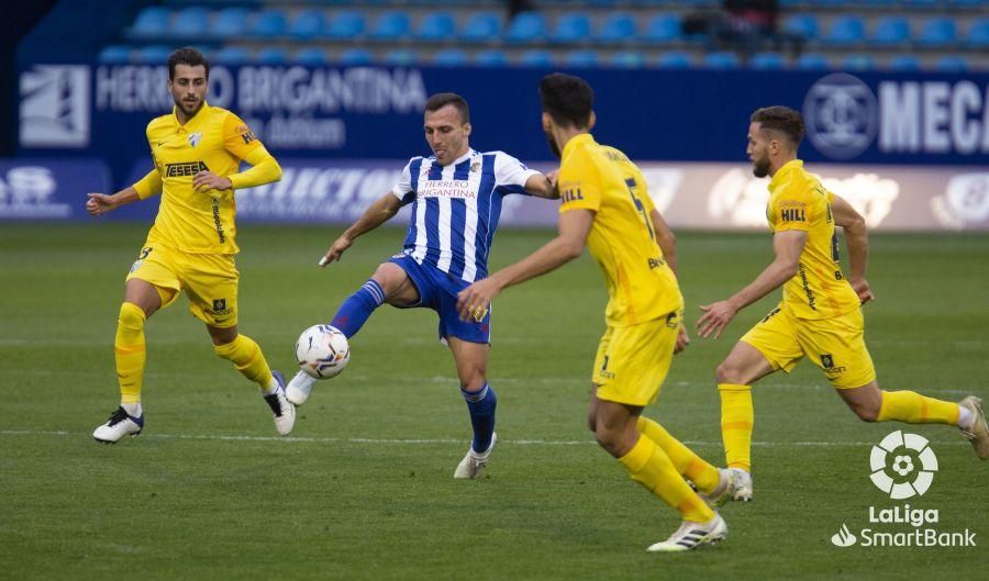 Partido de la Ponferradina y el Málaga CF de la Liga SmartBank.