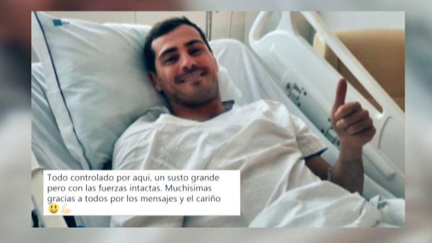 Iker Casillas agradece el apoyo recibido tras sufrir un infarto