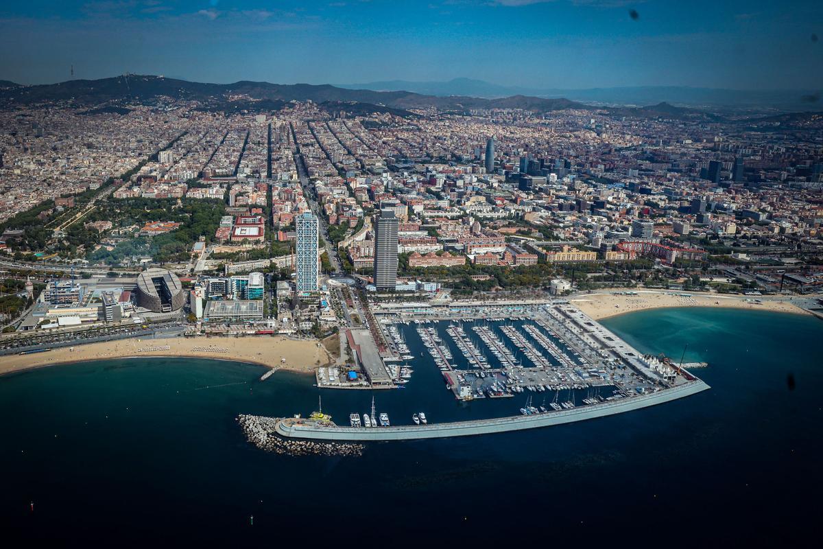 Las obras en Barcelona desde el aire