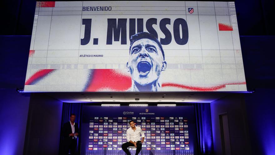 Juan Musso, presentado con el Atlético de Madrid