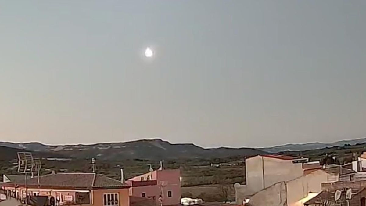 Un meteorito sobrevuela el cielo de Castellón