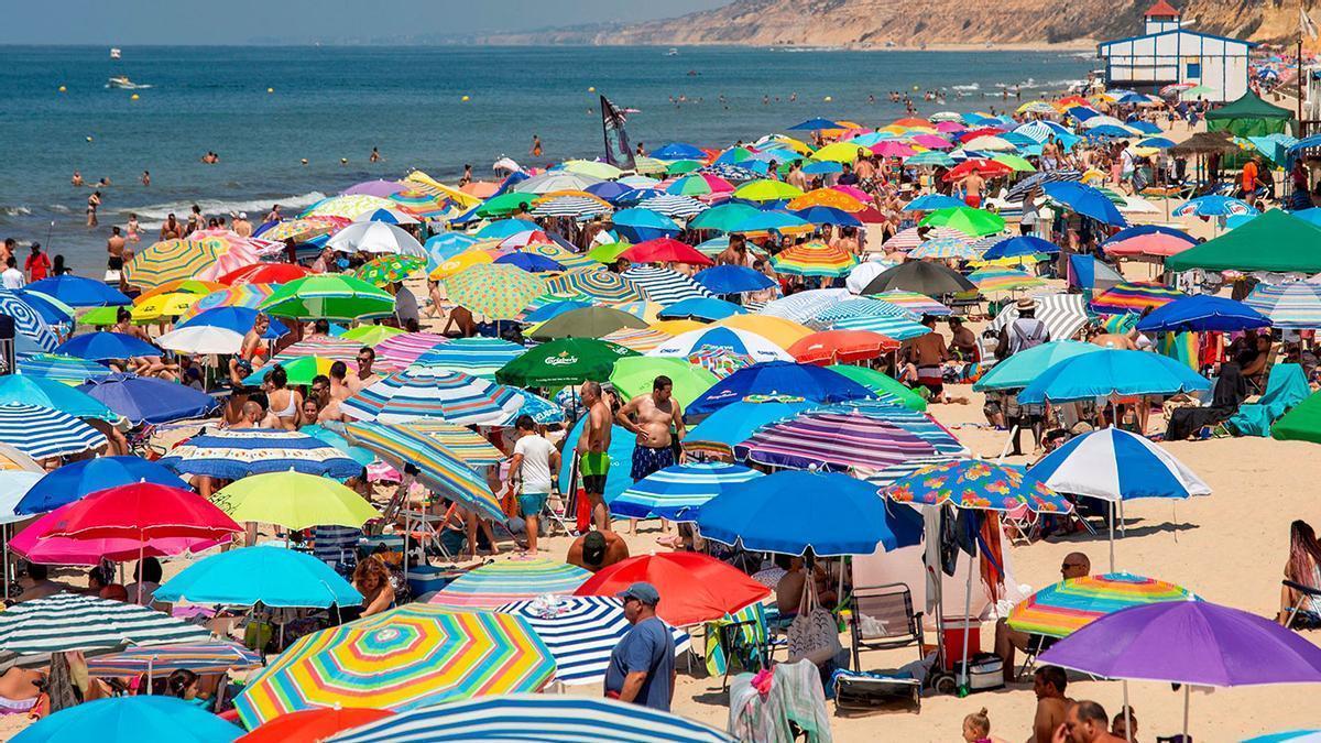 Imagen de la playa de Matalascañas en verano.