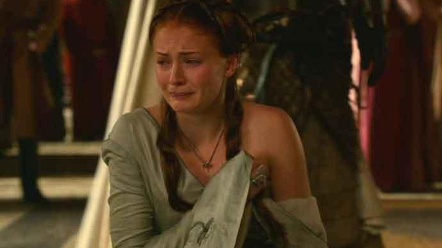 Sophie Turner da vida a Sansa Stark en &#039;Juego de tronos&#039;.