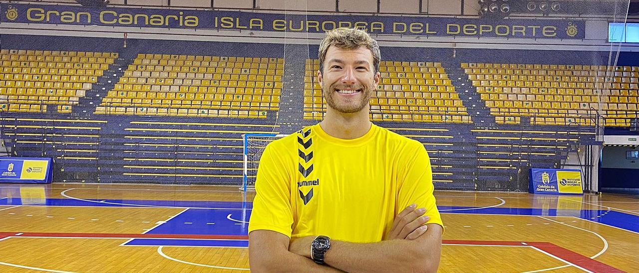Matt Knigge, jugador del CV Guaguas en el Centro Insular de Deportes. | | LP/DLP