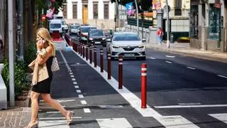 La Justicia suspende las obras del carril bici de Santa Cruz