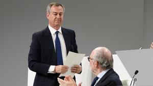 El CEO de Banc Sabadell, César González-Bueno, en la Junta general de accionistas del Banc de Sabadell