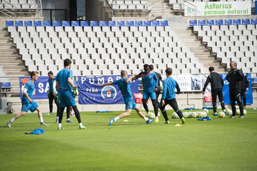 Entrenamiento del Real Oviedo