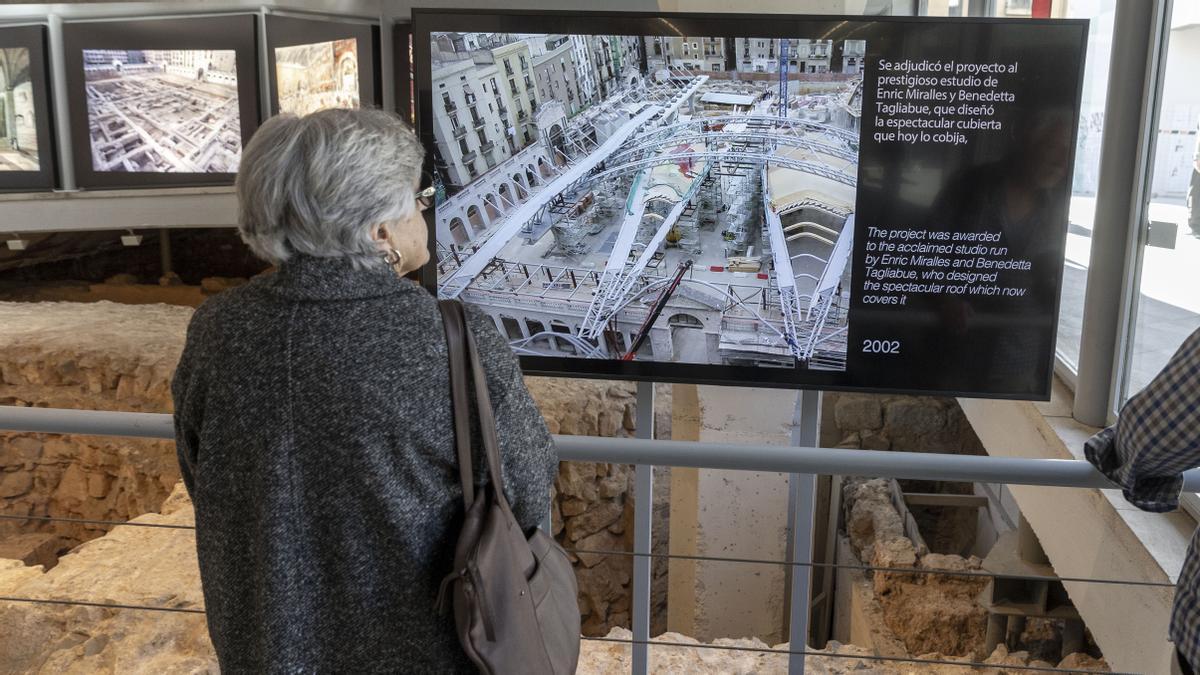 Inauguración de la reforma del espacio museizádo del Mercat de Santa Caterina del MUHBA, con restos del antiguo convento