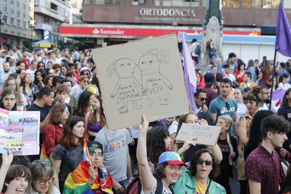 Vigo celebra la diversidad con ''''orgullo''''. // Alba Villar | FdV