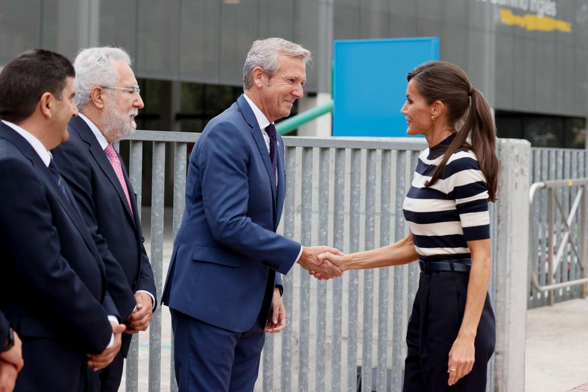 La reina Letizia abre el curso escolar en A Coruña