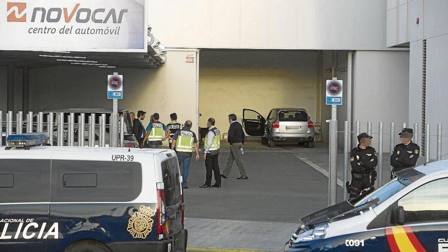 Panorámica de Novocar en una imagen tomada el martes durante la inspección ocular llevada a cabo por la Policía, el juez y el fiscal.