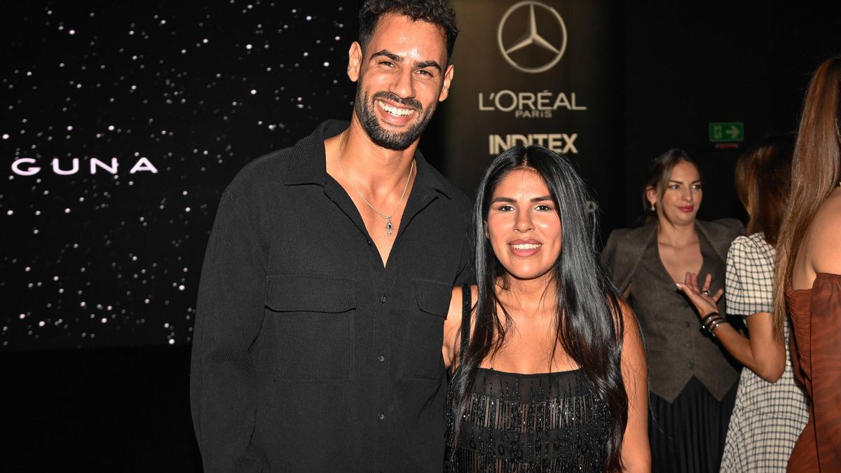 Chabelita Pantoja y Asraf Beno en un evento
