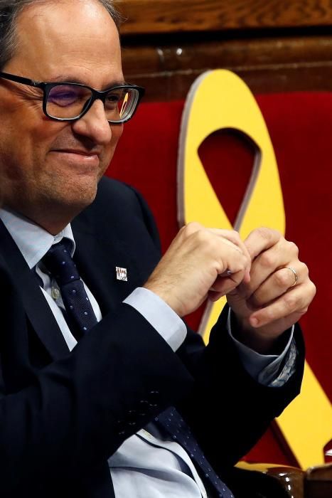 Ple d'investidura de Quim Torra