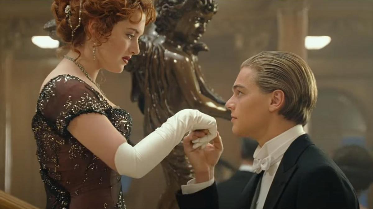 Kate Winslet y Leonardo DiCaprio en &#039;Titanic&#039;.