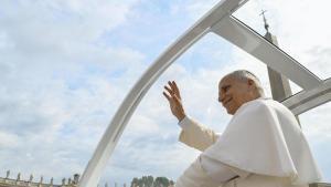 El Papa León XIV en una audiencia general en el Vaticano
