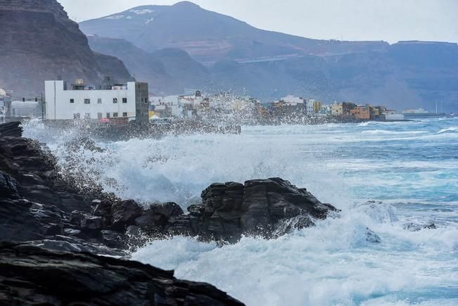 Pleamar en la zona norte de Gran Canaria