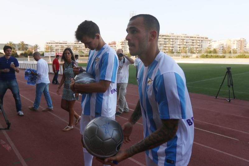 Entrenamiento de puertas abiertas del Málaga CF