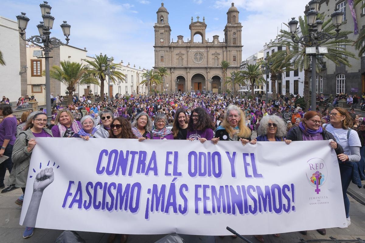 Manifestación 8M en Las Palmas de Gran Canaria