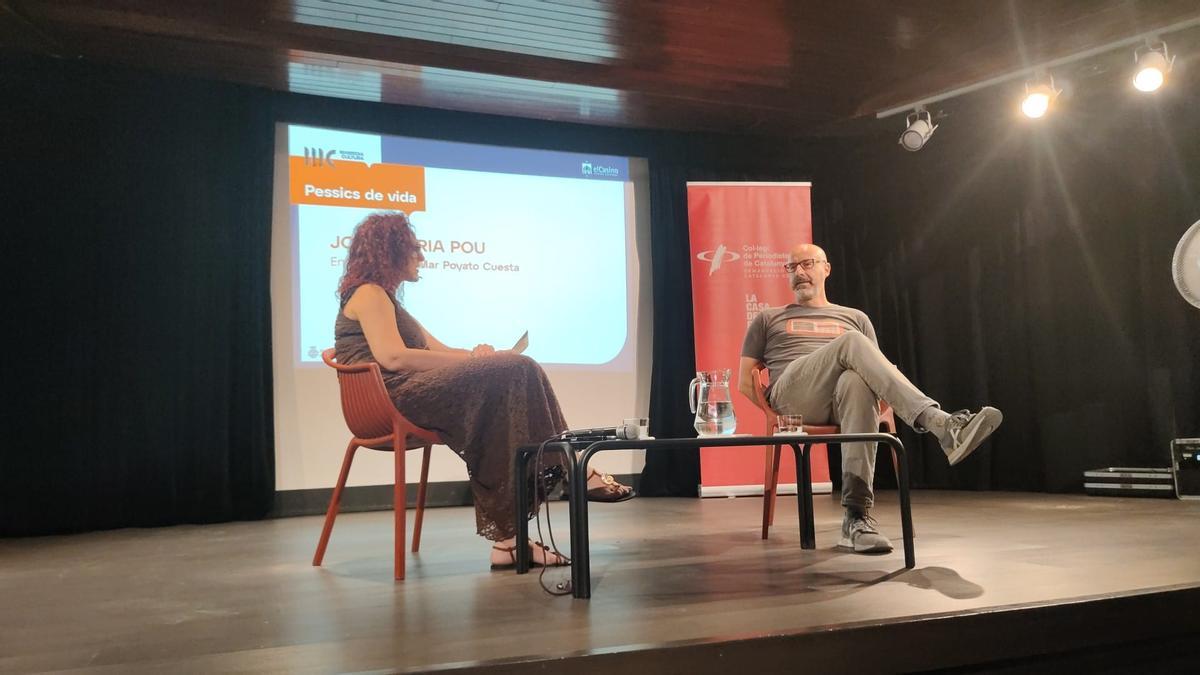 Poyato i Pou, a la sala de la Plana de l'Om