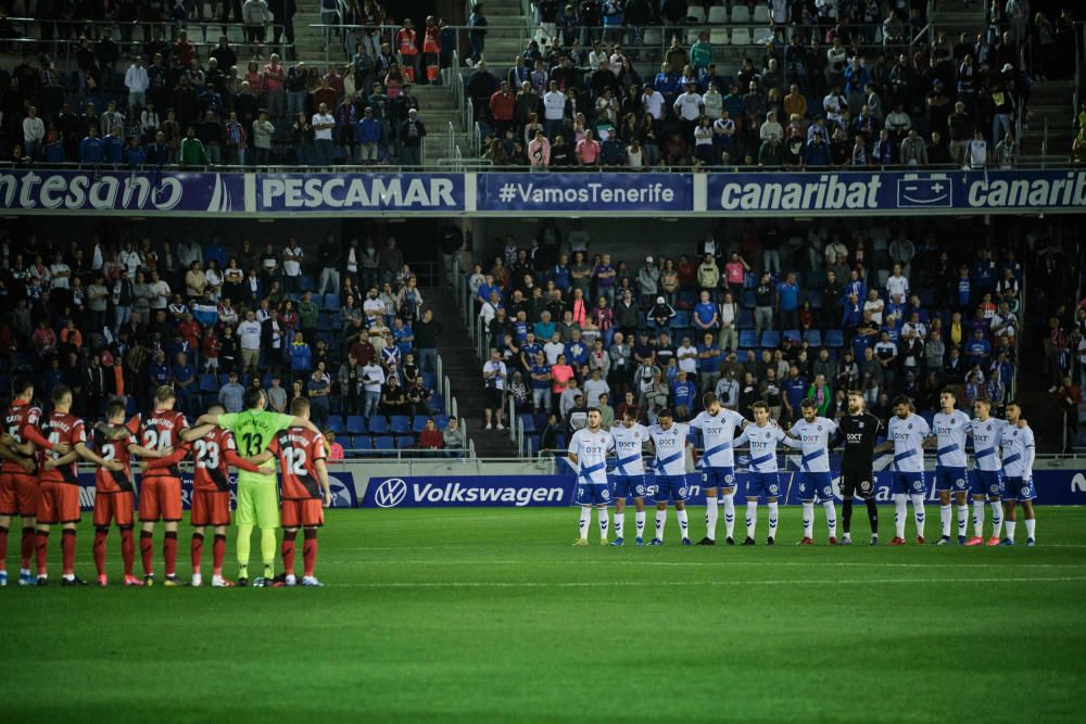 Partido de Liga CD Tenerife y el Rayo Valllecano.