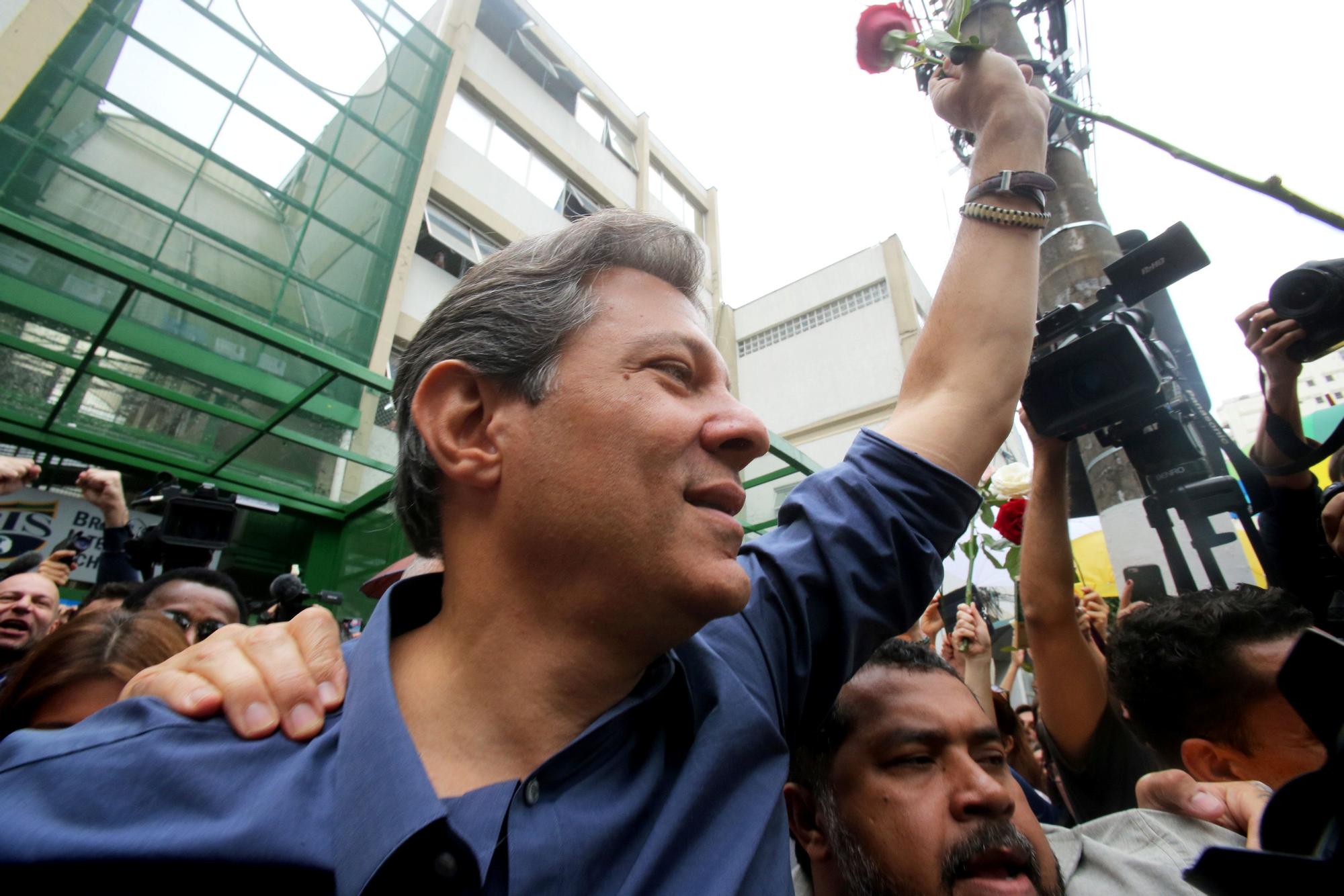 Fernando Haddad, candidato presidencial del Partido dos Trabalhadores (PT) en 2018 y ministro de Economía del nuevo Gobierno de Brasil