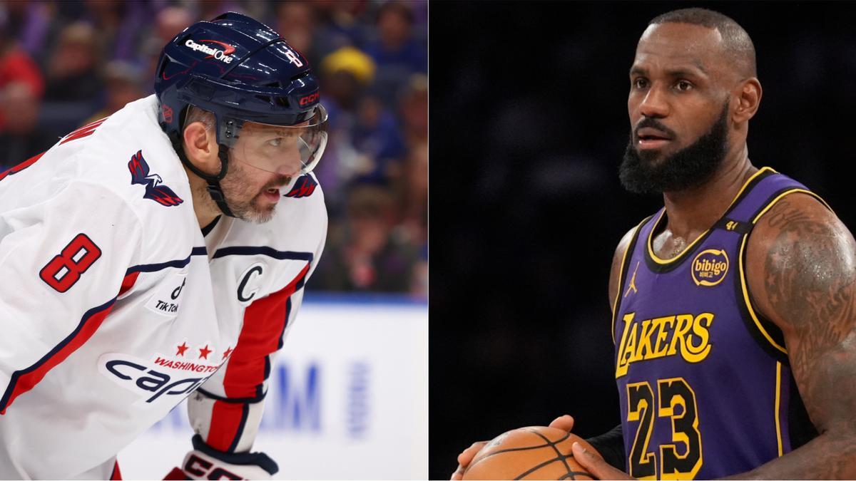 Alex Ovechkin y LeBron James, dos iconos de las Grandes Ligas