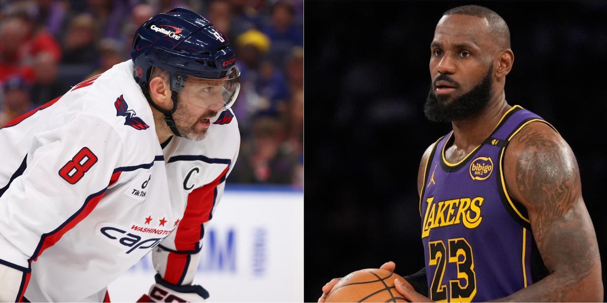 Alex Ovechkin y LeBron James, dos iconos de las Grandes Ligas