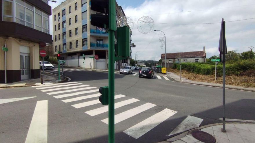 Cruce entre las calles Gradín, San Paio y Losada Diéguez. | L.D.