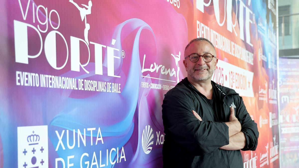 Juan Polo, ayer en el Auditorio Mar de Vigo.