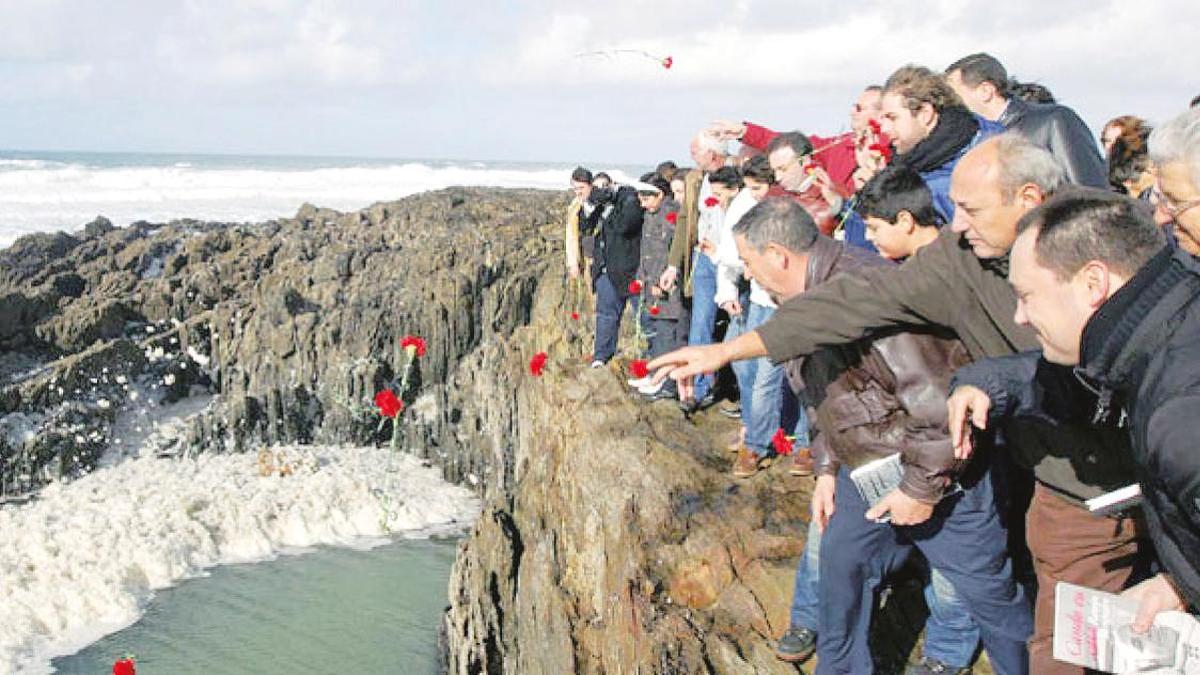As Furnas. Homenaje a Ramón Sampedro realizado en enero de 2020. Foto: Lavandeira jr