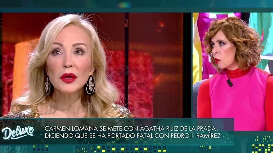 Carmen Lomana sigue en pie de guerra contra Ágatha Ruiz de la Prada: &quot;Ha sido muy heavy&quot;