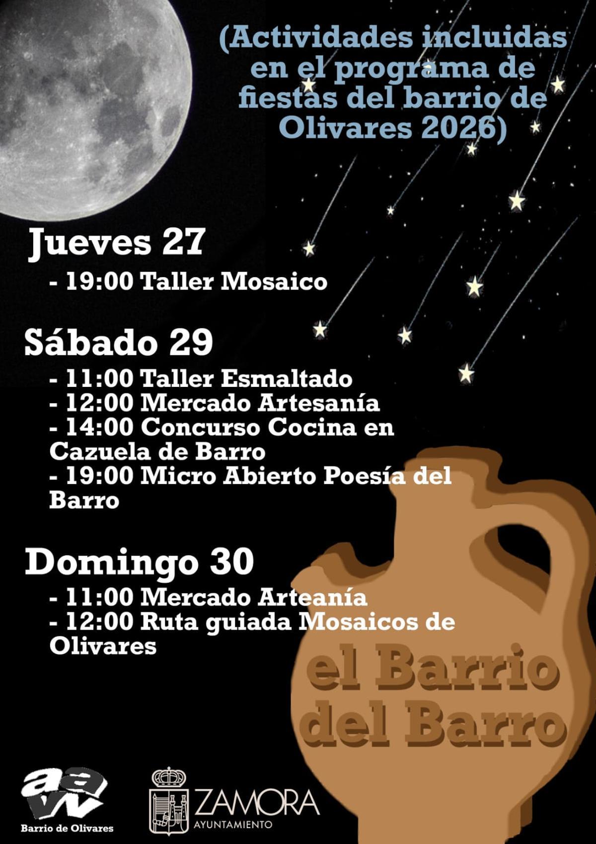 Cartel de las Fiestas Olivares