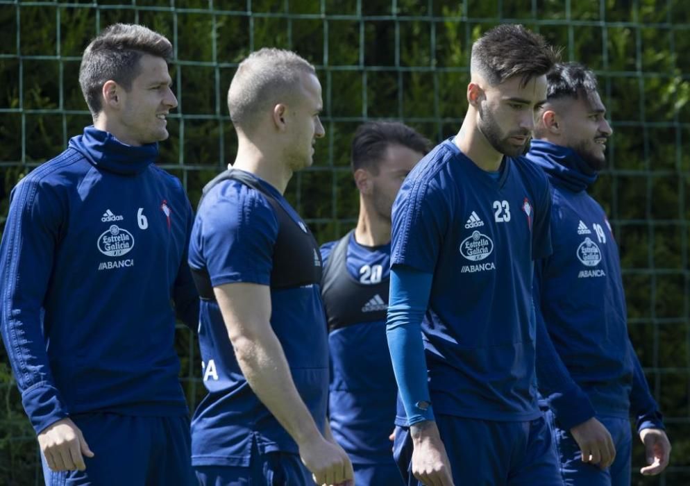 El Celta prepara en A Madroa el duelo ante el Leganés