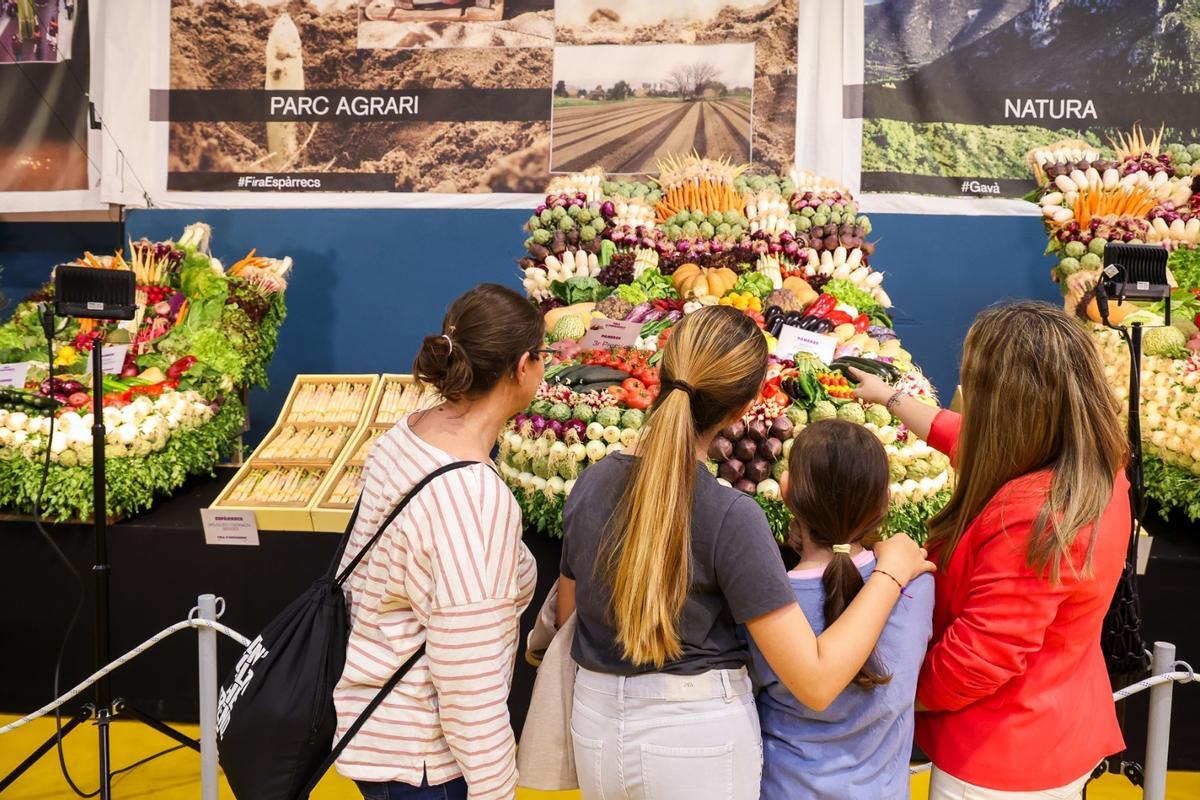 La mostra agrícola de la Fira dEspàrrecs de Gavà