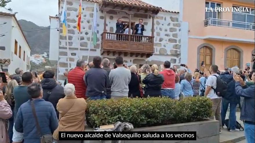 El nuevo alcalde de Valsequillo saluda a los vecinos