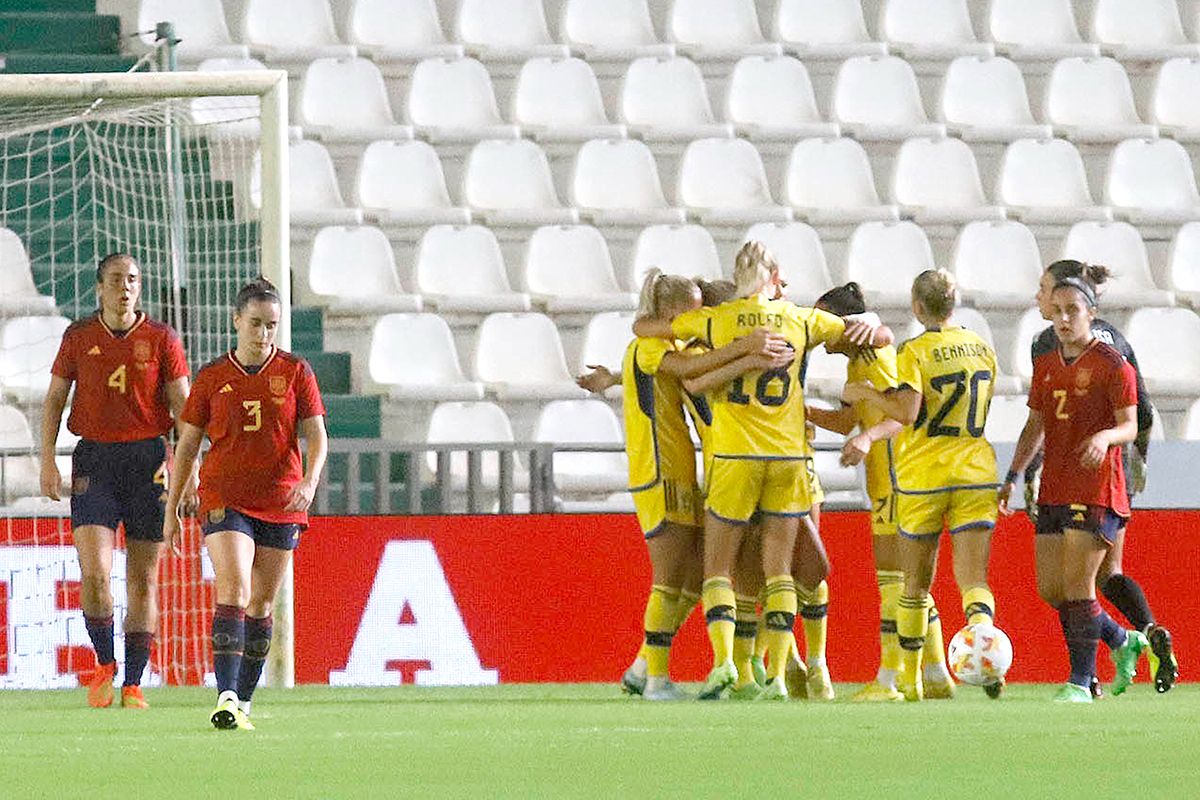 Las imágenes del España - Suecia femenino