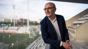 Antoni Garcia: "L’Hospitalet mereix tenir un equip en l’elit del futbol estatal"