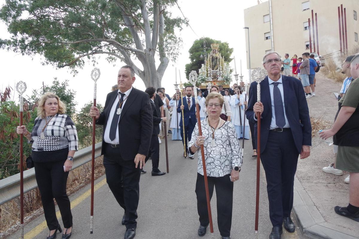 La Virgen de los Ángeles recorre las calles de Málaga