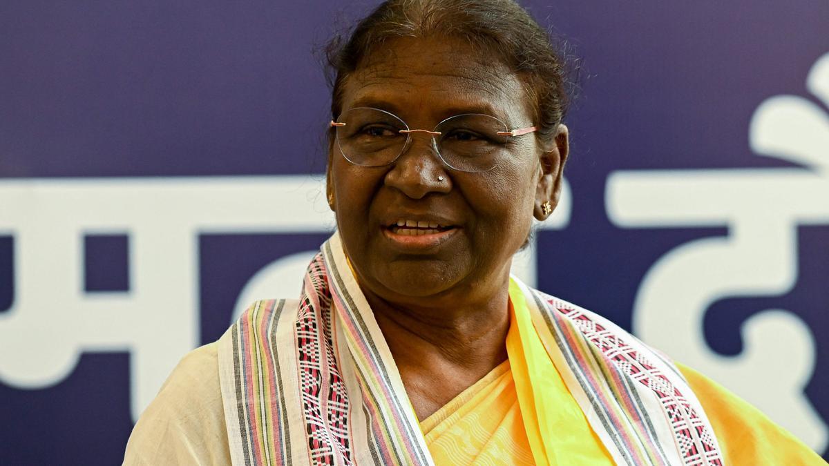 La presidenta electa de la India, Droupadi Murmu