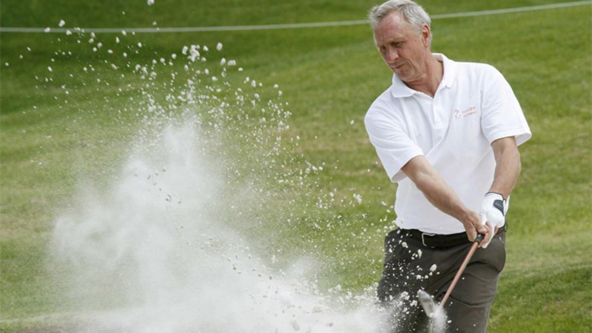 Cruyff, un apasionado del golf