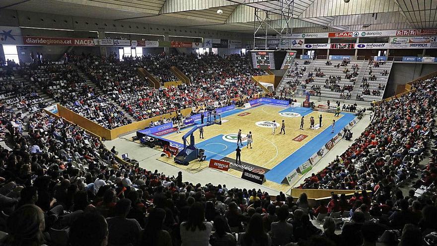 Fontajau, pràcticament ple el 15 de febrer passat durant l&#039;Uni-Avenida de Lliga Femenina.