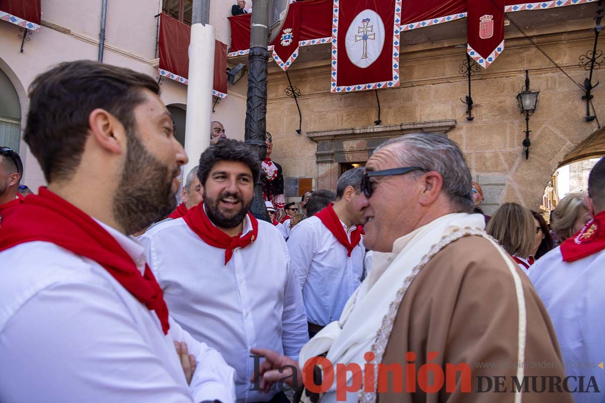 Recorrido Caballos del Vino día dos de mayo en Caravaca