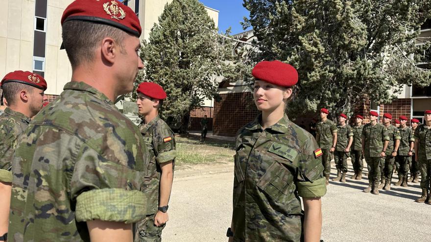 Esta es la asignatura en la que más destaca Leonor en la Academia General Militar de Zaragoza