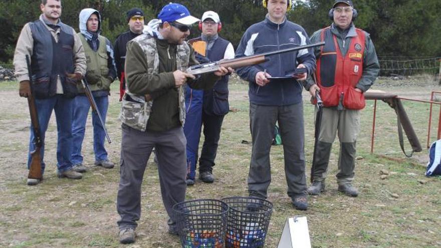 Uno de los participantes en el Provincial de Recorridos, en plena tirada.