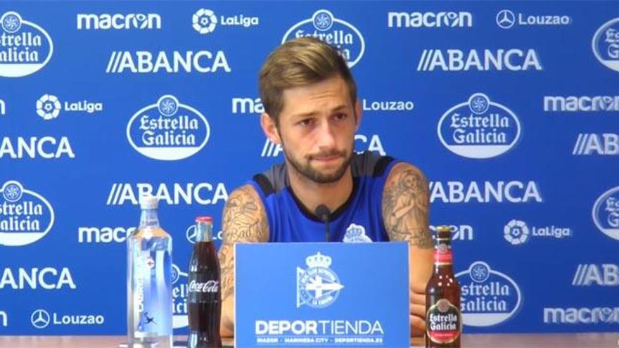 Cartabia, hoy, en sala de prensa en Abegondo.