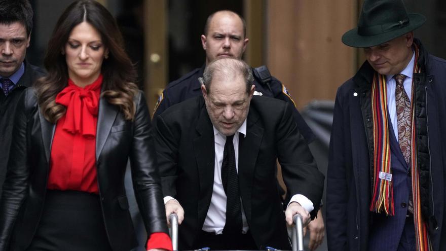 El afamado productor de Hollywood Harvey Weinstein.