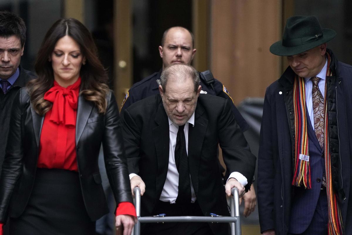 El afamado productor de Hollywood Harvey Weinstein.