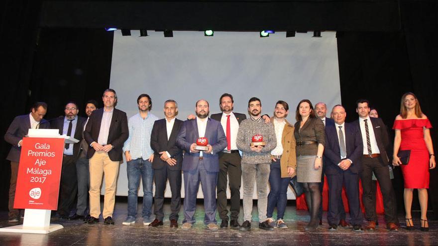 La entrega de los premios AJE 2017 tuvo lugar en la Caja Blanca, en la capital.
